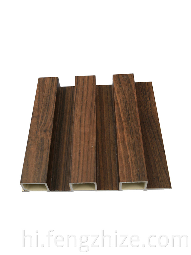 Wood plastic exterior wall panel